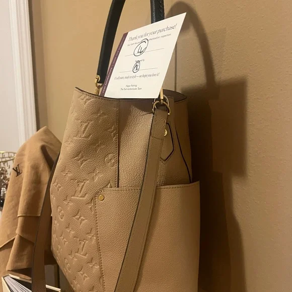 Louis Vuitton Dune Monogram Empreinte Leather Bagatelle Bag w/ dust bag - Picture 3 of 16